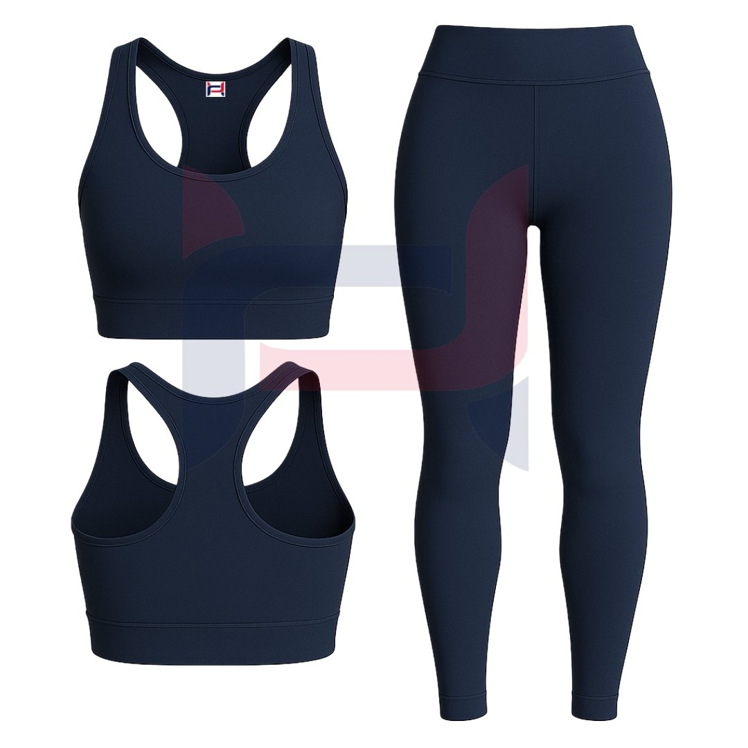 Seamless Sports Bra & High-Waisted Leggings Set