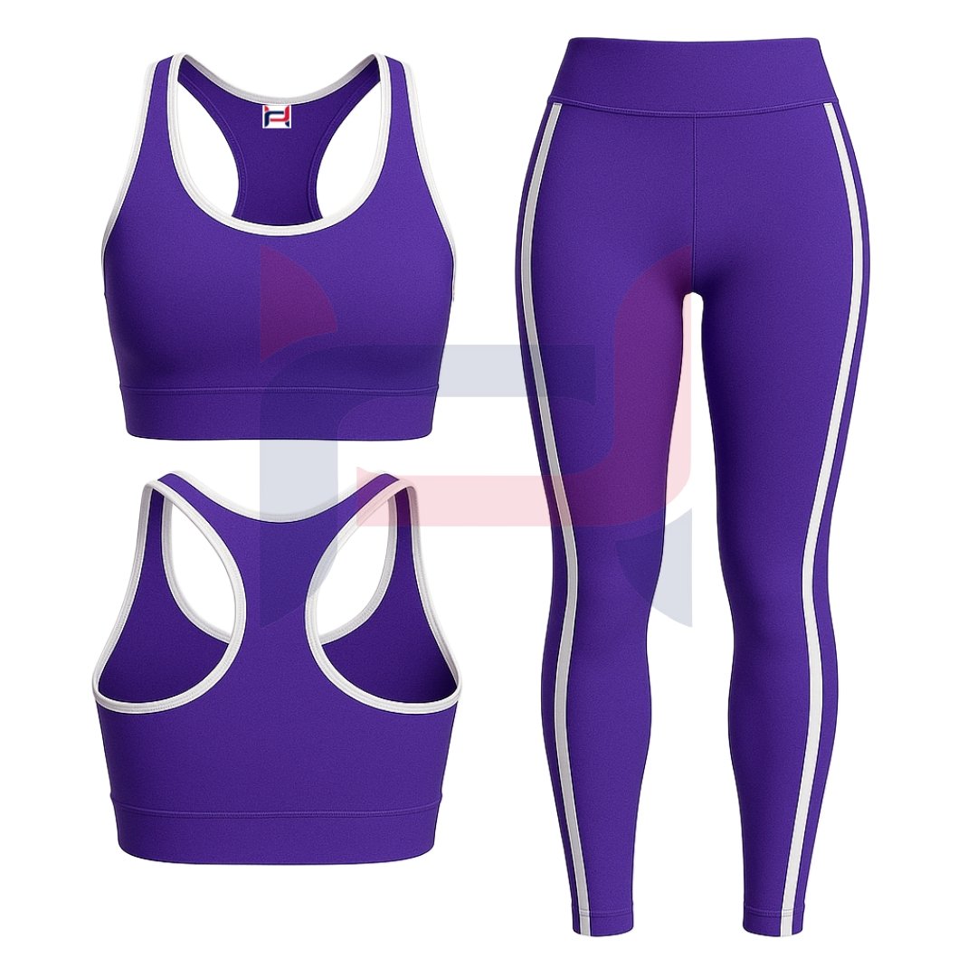 Seamless Sports Bra & High-Waisted Leggings Set