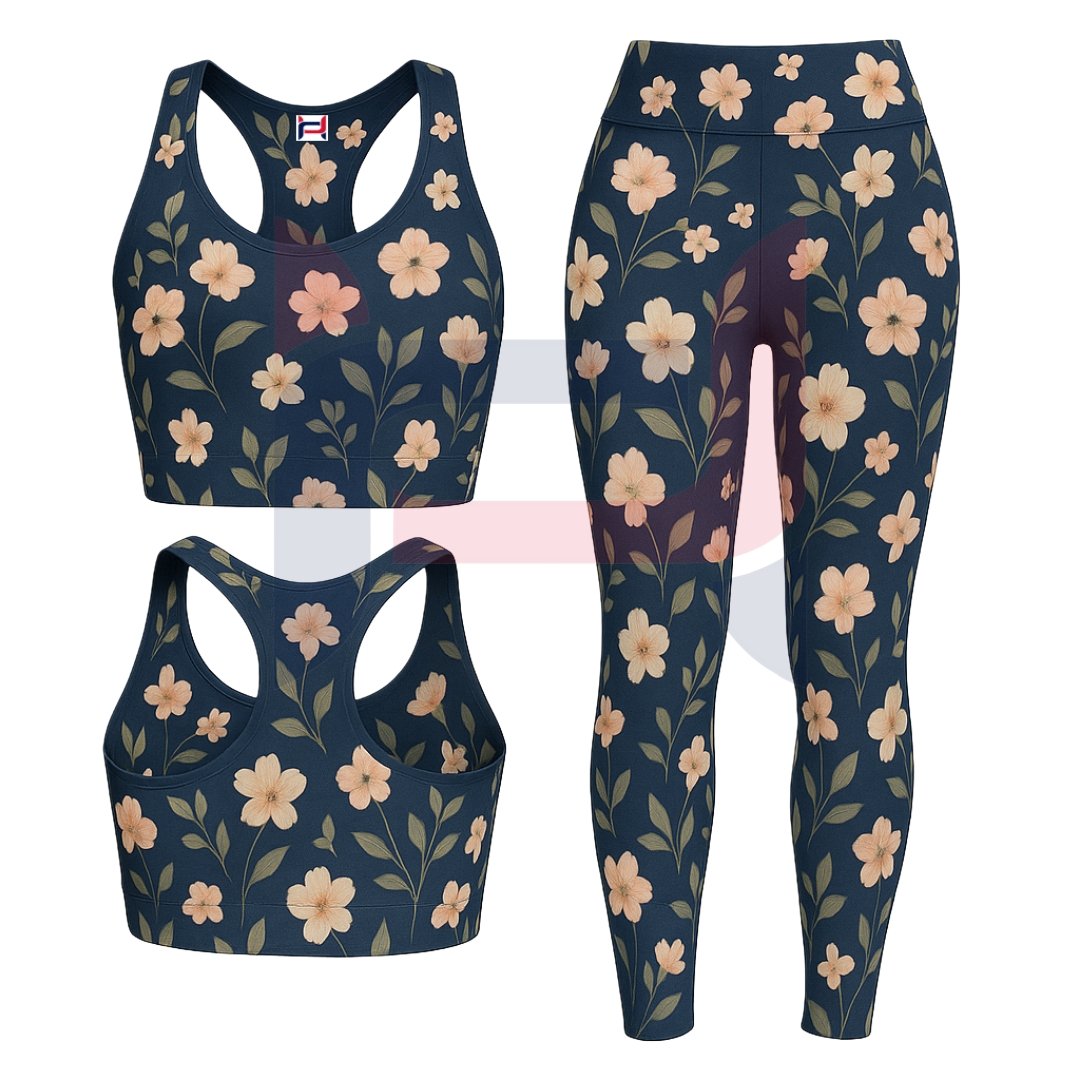 Seamless Sports Bra & High-Waisted Leggings Set